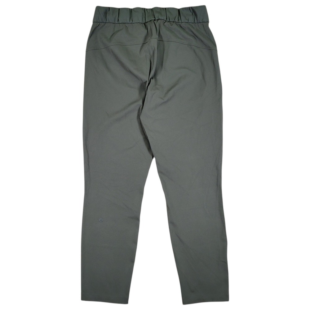 Lululemon On the Fly Pant Womens 6 Olive Green Tapered Casual Athleisure Pull On